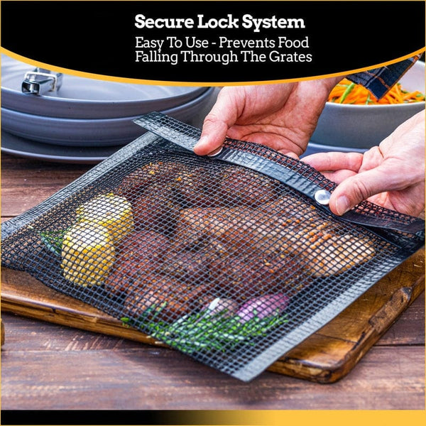 SearchFindOrder Non-Stick Mesh Grilling BBQ Bag