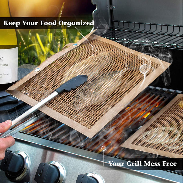 SearchFindOrder Non-Stick Mesh Grilling BBQ Bag
