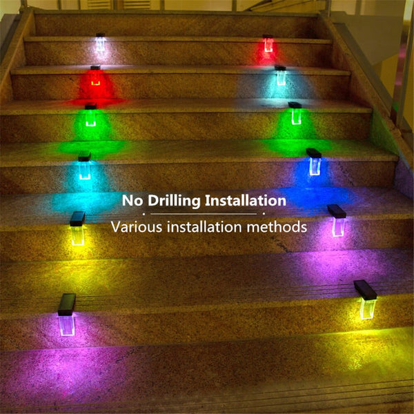 SearchFindOrder Outdoor Garden and Deck LED Solar Lights (2/4/6 Pieces)