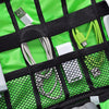 SearchFindOrder Outdoor Travel Kit Waterproof Nylon Cable Holder Bag Electronic Accessories USB Drive Storage Case Camping Hiking Organizer Bag
