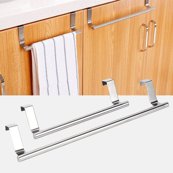 SearchFindOrder Over Kitchen Cabinet Door Towel Rack Bar