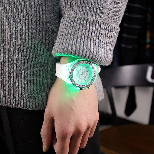 SearchFindOrder Personality Fashion Luminous LED Colorful Watch