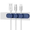 SearchFindOrder Phone Accessories Blue Magnetic USB Cable Organizer