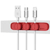 SearchFindOrder Phone Accessories Red Magnetic USB Cable Organizer