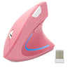 SearchFindOrder Pink Right Hand USB Ergonomic Vertical 2.4G Wireless Optical Computer Gaming Mouse