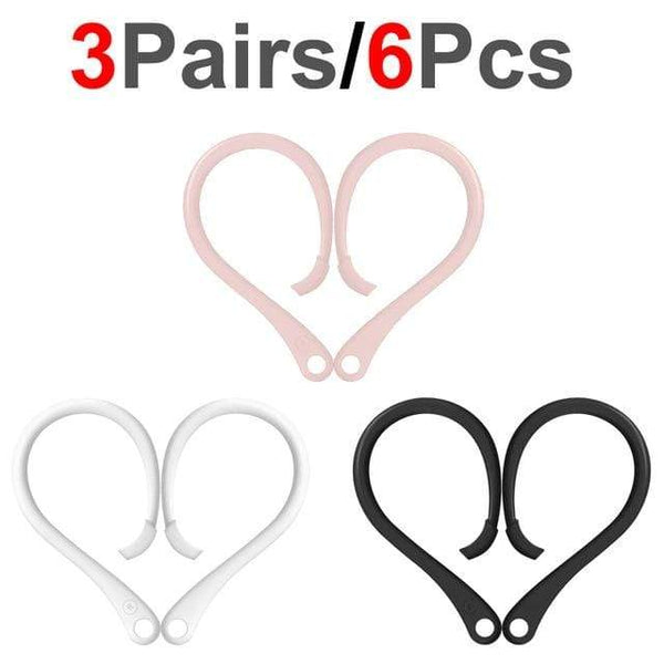 SearchFindOrder Pink, White and Black Set Ear Hook AirPods Holder