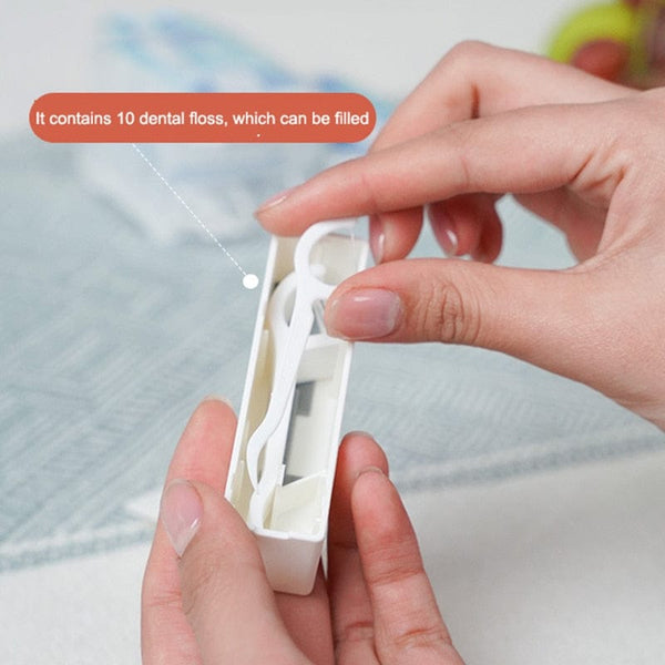 SearchFindOrder Portable Automatic Flosser Dispenser Box