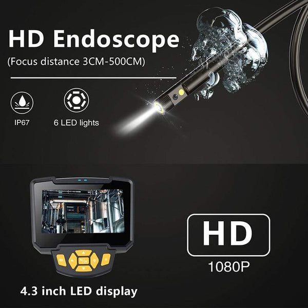 SearchFindOrder Portable Handheld Endoscope With 4.3" LCD