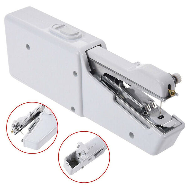 SearchFindOrder Portable Handheld Sewing Machine Mini Stitch Sew Needlework Cordless Clothes Fabrics Electric Sewing Machine
