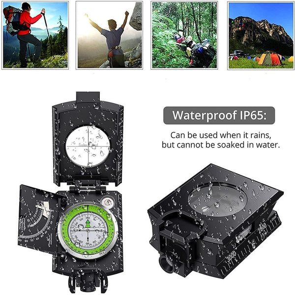 SearchFindOrder Professional Outdoor Survival Military Multi-Purpose Compass