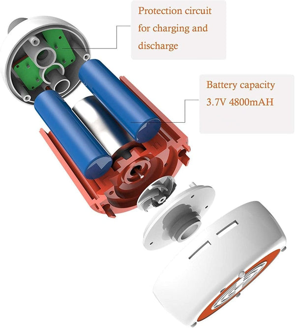 SearchFindOrder Rechargeable Outdoor Handheld Portable Electric Showerhead