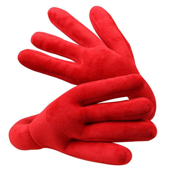 SearchFindOrder Red / 130cm Flexible Hand Shape Travel Neck Pillow