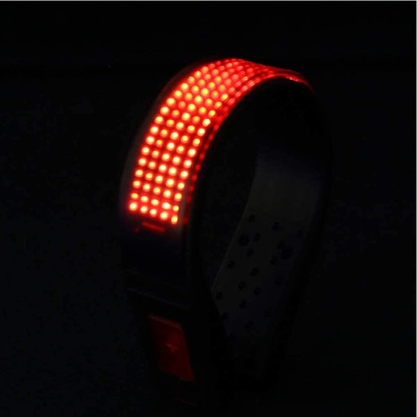 SearchFindOrder Red / 2 pcs Rechargeable Night Running Safety Light