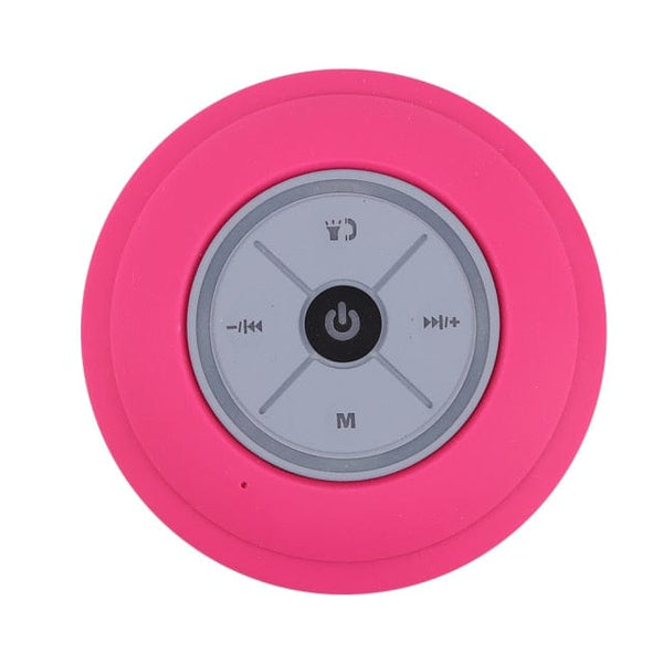 SearchFindOrder Red with Lights Mini Portable Waterproof Bluetooth Speaker