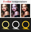 SearchFindOrder Remote Controlled 10 inch Multi-Color LED Selfie Ring Light with Stand