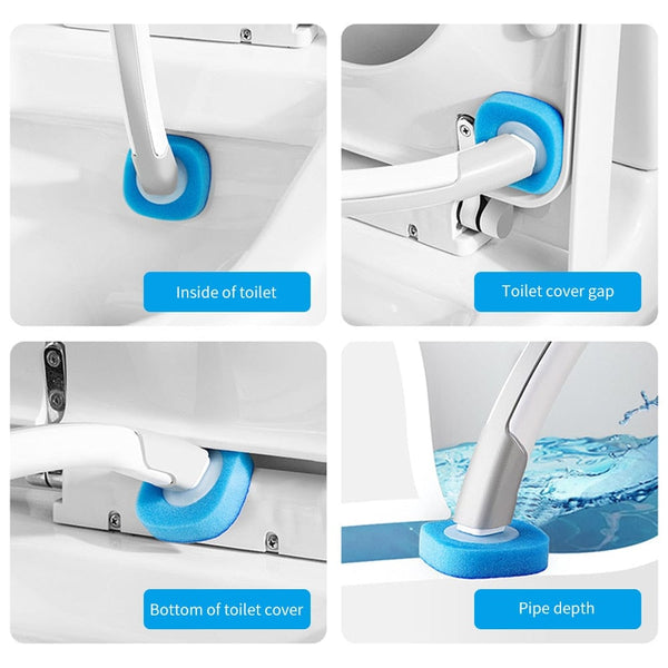 SearchFindOrder Replaceable Head Wall-mounted Disposable Toilet Brush