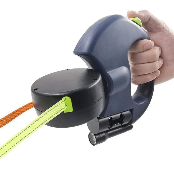 SearchFindOrder Retractable Dual Dog Leash with LED Light