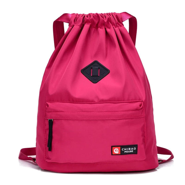 SearchFindOrder RoseRed Waterproof Sports Backpack