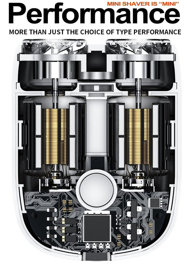 SearchFindOrder Rotary Mini Electric Travel Shaver