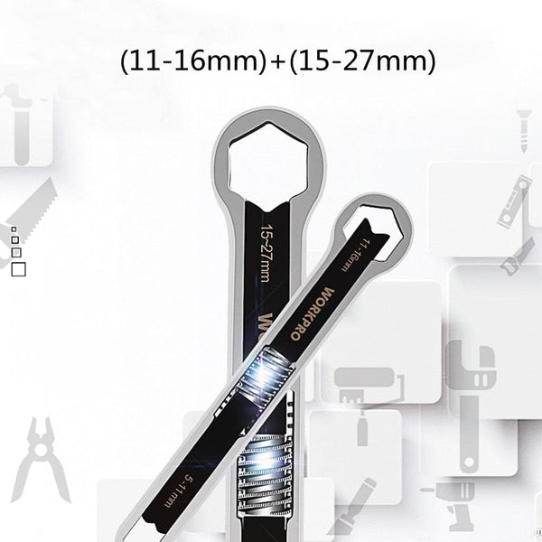 SearchFindOrder Rotating Adjustable Dual-Head Torx & Hex Wrench - Labor-Saving Multi-Purpose Tool