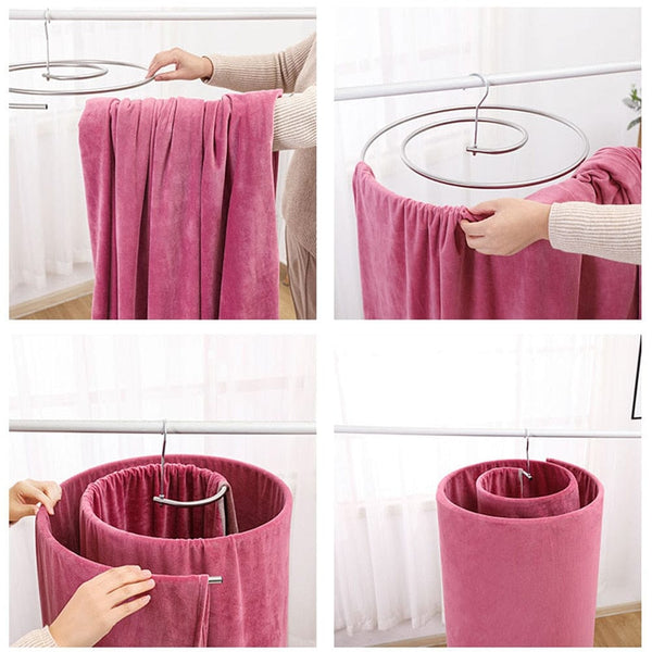 SearchFindOrder Rotating Spiral Space-Saving Drying Rack