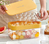 SearchFindOrder Round Ice Cube Tray with Storage with Swift Release