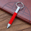 SearchFindOrder round red Multifunctional Touch Screen Keychain Screw Driver Pen