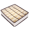 SearchFindOrder Salmon 24 Grids Foldable Drawer Storage Box Organizer