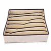 SearchFindOrder Salmon 7 Grids Foldable Drawer Storage Box Organizer