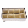 SearchFindOrder Salmon 8 Grids Foldable Drawer Storage Box Organizer