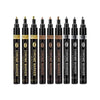 SearchFindOrder Set of 9 Metallic Mirror Chrome Finish Marker