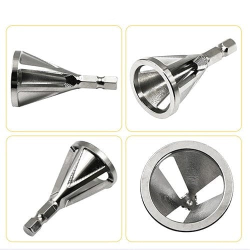 SearchFindOrder Silver hexagon Threaded Rod Fixer Deburring Tool