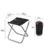 SearchFindOrder Silver Pocket Size Folding Chair