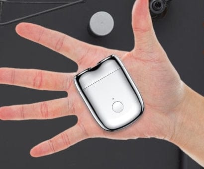 SearchFindOrder Sliver Rotary Mini Electric Travel Shaver