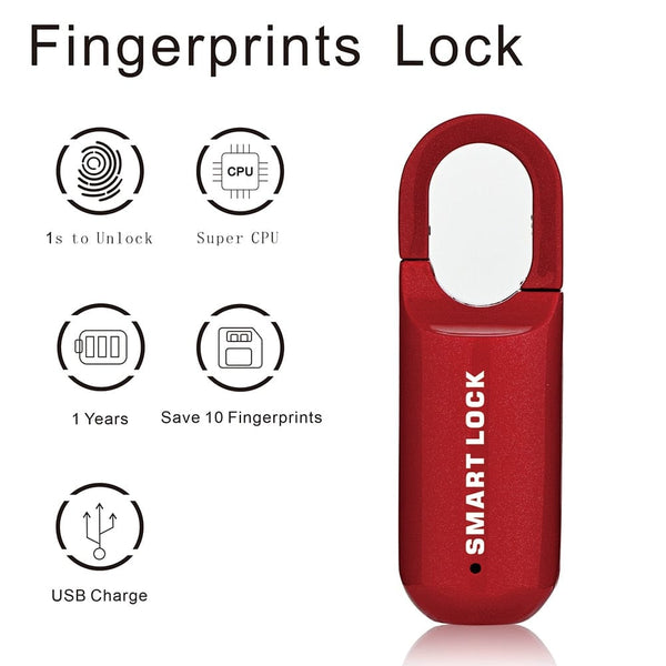 SearchFindOrder Smart Touch Fingerprint Padlock