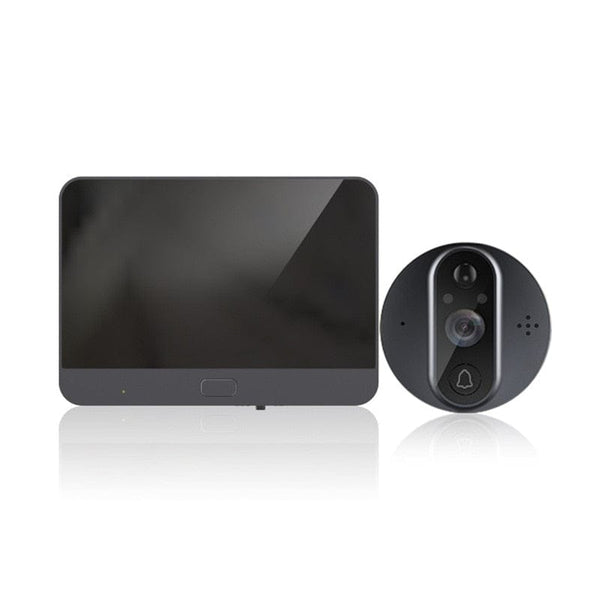 SearchFindOrder Smart WiFi Intercom Doorbell and Door Peephole Digital Camera with a 4.3 Inch 1080P LCD HD Viewer