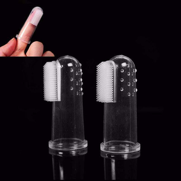 SearchFindOrder Soft Dog Finger Toothbrush (2 Pieces)