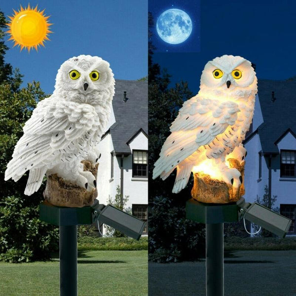 SearchFindOrder Solar Powered Outdoor Owl Lamp