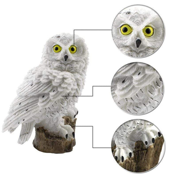 SearchFindOrder Solar Powered Outdoor Owl Lamp
