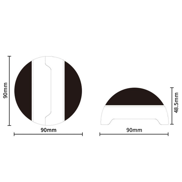 SearchFindOrder Spherical Two-in-one Smart Portable TWS Magnetic Wireless Bluetooth Stereo Speaker