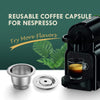 SearchFindOrder Stainless-Steel Reusable Coffee Filters For Nespresso Coffee Maker