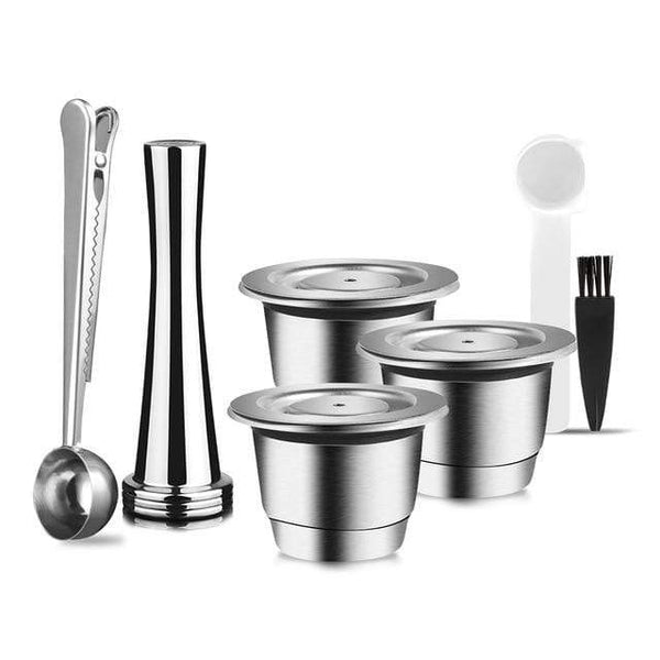 SearchFindOrder Stainless-Steel Reusable Coffee Filters For Nespresso Coffee Maker