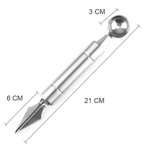 SearchFindOrder Stainless Steel Watermelon Slicer Windmill Cutter and Ball Scooper
