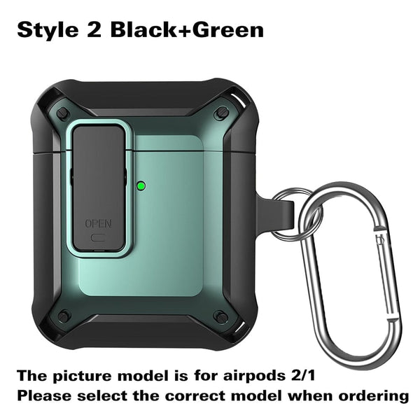 SearchFindOrder Style 2 BG / For Airpods 3 2021 Shockproof Protective Cover for Apple AirPods 1, 2 and Pro