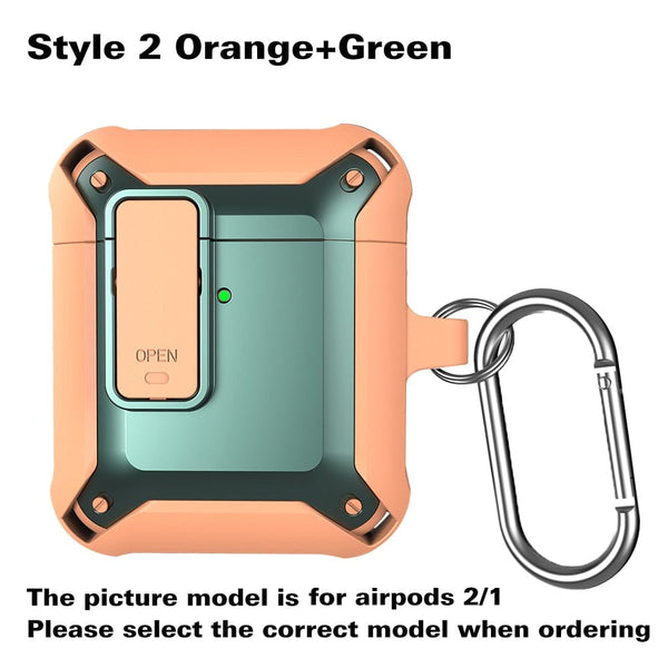 SearchFindOrder Style 2 OG / For Airpods 3 2021 Shockproof Protective Cover for Apple AirPods 1, 2 and Pro