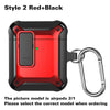 SearchFindOrder Style 2 Redblack / For Airpods 3 2021 Shockproof Protective Cover for Apple AirPods 1, 2 and Pro