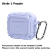 SearchFindOrder Style 3 Purple / For Airpods 3 2021 Shockproof Protective Cover for Apple AirPods 1, 2 and Pro