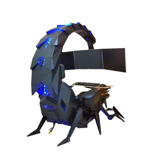 SearchFindOrder The Scorpion Super Game Extradimensional Gaming Cockpit Zero Gravity Chair with Support 1 - 3 Monitors