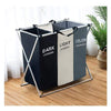 SearchFindOrder Three Tone Basket Sorter Foldable Laundry Basket Sorter