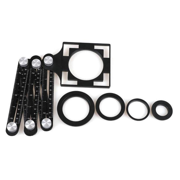 SearchFindOrder Tile Hole Locator Aluminum Folding Positioning Ruler